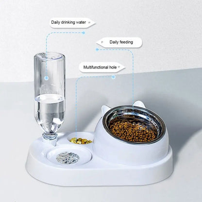 2-in-1 Automatic Cat Bowl