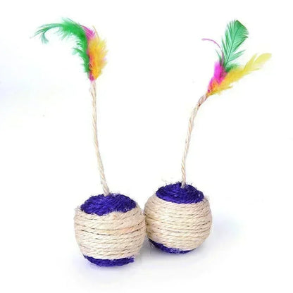 Interactive Sisal Cat Scratching Ball