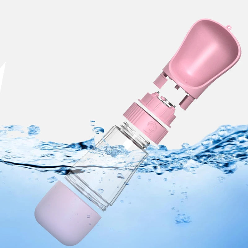 2-in-1 Portable Dog Water Bottle