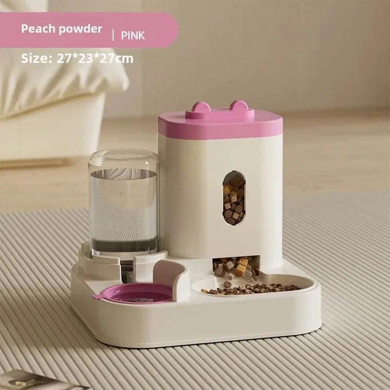 Automatic Pet Feeder with Water Fountain