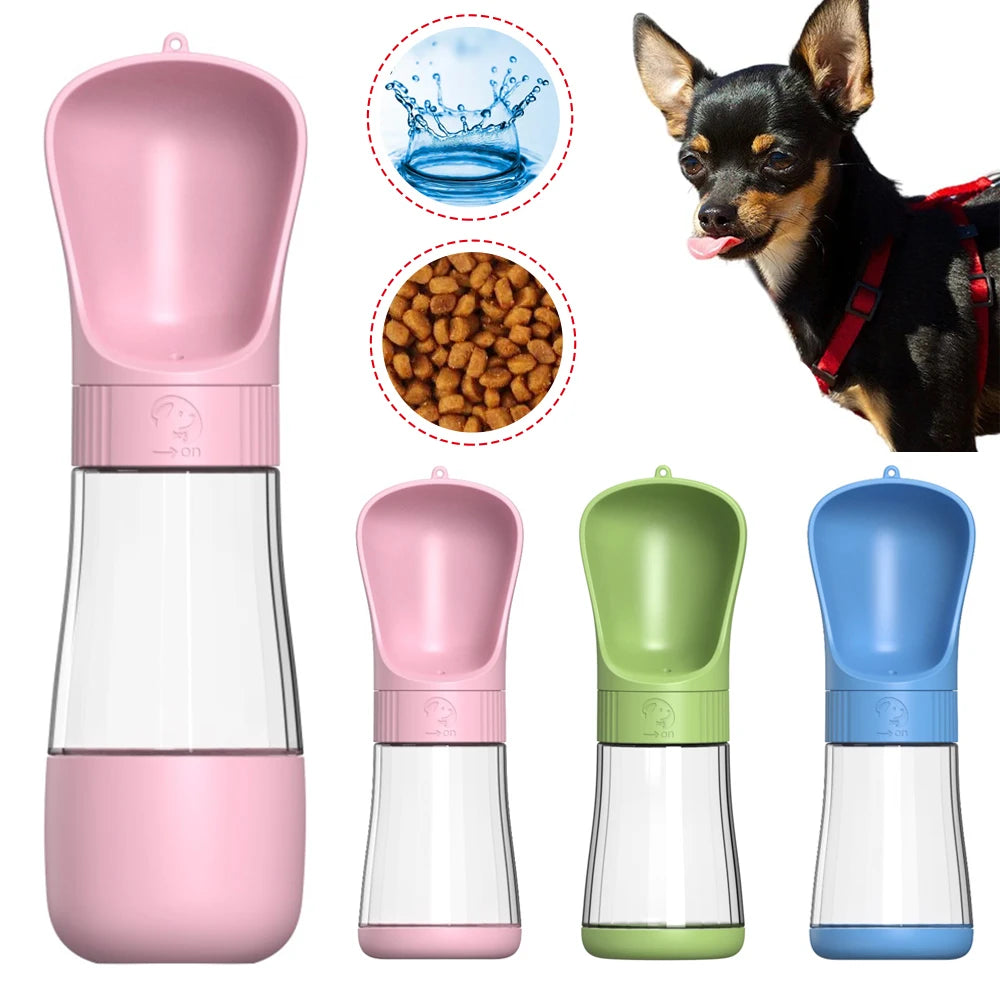 2-in-1 Portable Dog Water Bottle