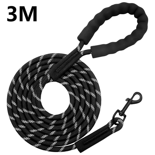 3M Dog Leash – Reflective Long Dog Rope Leash for Safety and Comfort