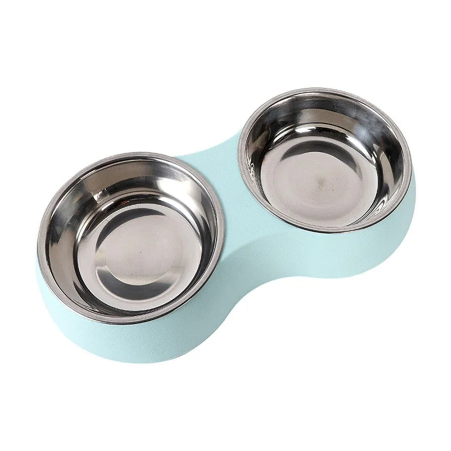 Double Stainless Steel Pet Food