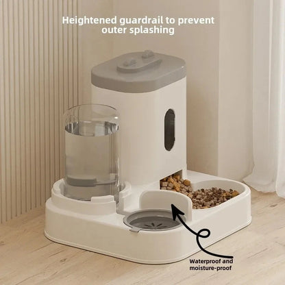 Automatic Pet Feeder with Water Fountain