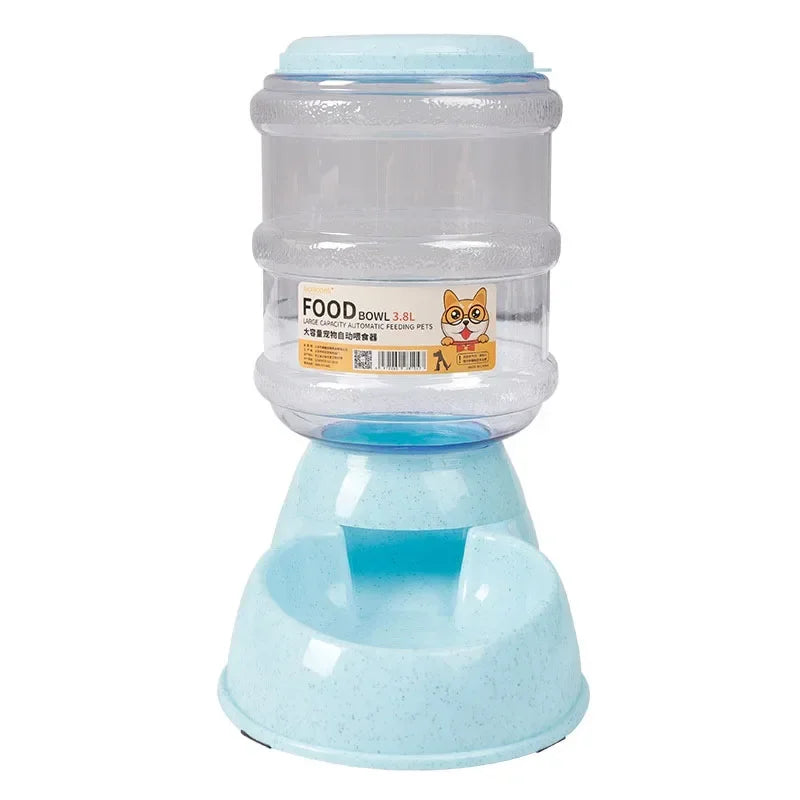 Automatic Dog Feeder Water Bottle Bowl