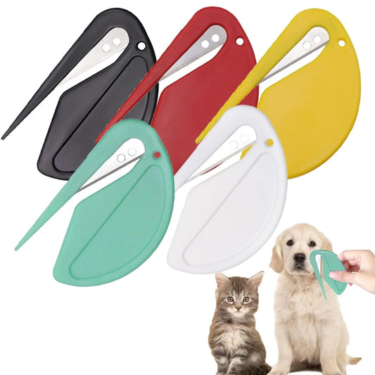 5pcs Pet Knot Cutter De-tangling Grooming Tool