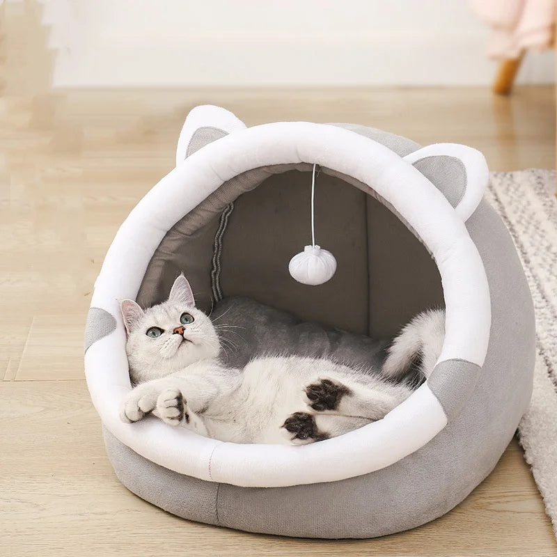 Comfortable Cat Nest House Cave Bed