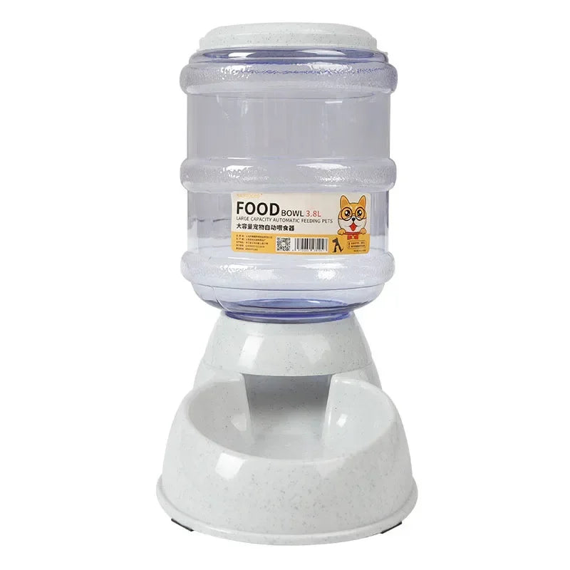 Automatic Dog Feeder Water Bottle Bowl