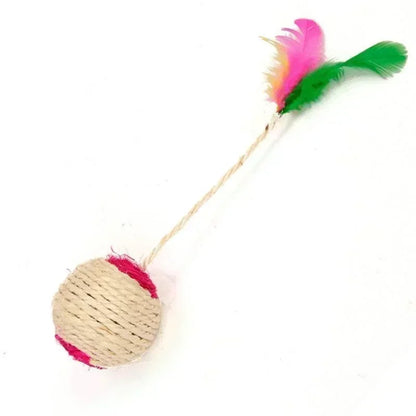 Interactive Sisal Cat Scratching Ball