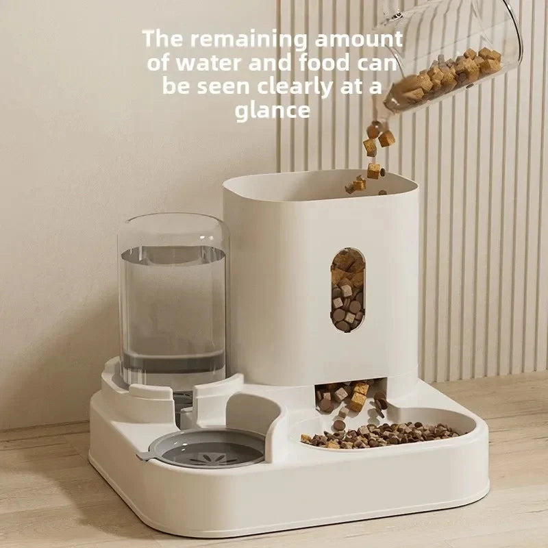 Automatic Pet Feeder with Water Fountain