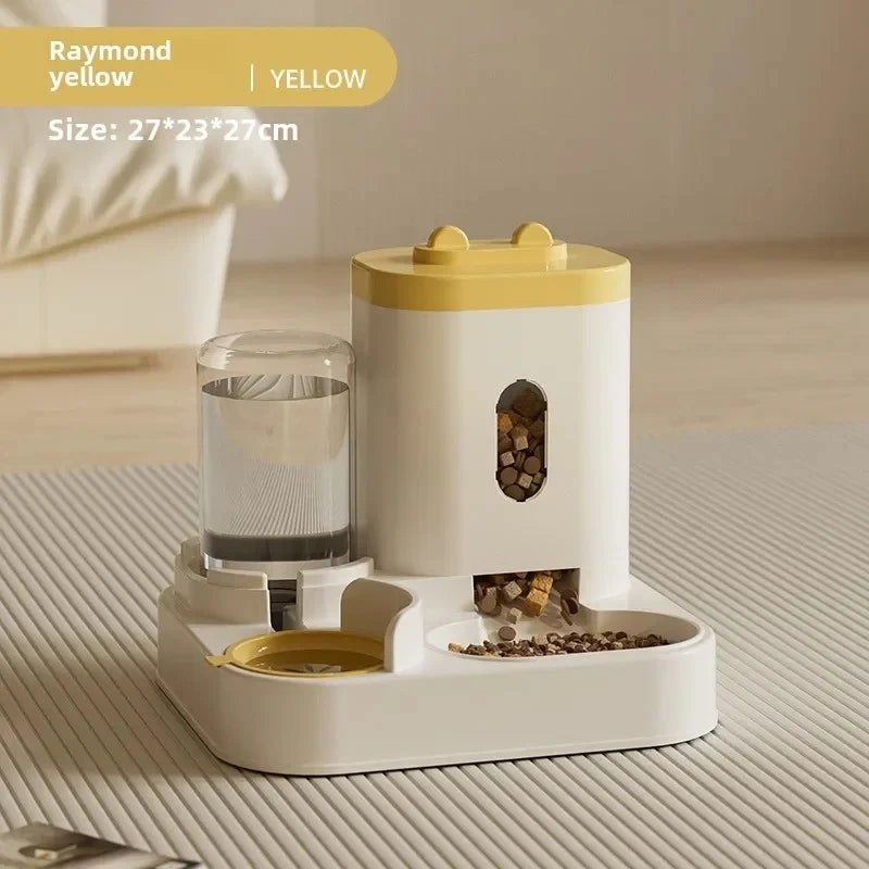 Automatic Pet Feeder with Water Fountain