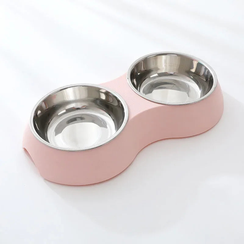 Double Stainless Steel Pet Food